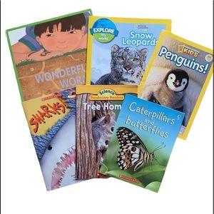 CHILDREN’S STORYBOOKS BUNDLE OF 6 ANIMAL INSECT THEMED PAPERBACK STORYBOOKS NWT